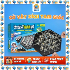 Cờ Vây Liên Xích Tam Giác Dây Thun Hình Phi Hành Gia Đồ Chơi Phát Triển Tư Duy Cho Bé- WonderToysVN