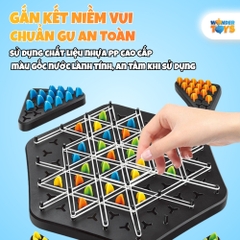 Cờ Vây Liên Xích Tam Giác Dây Thun Hình Phi Hành Gia Đồ Chơi Phát Triển Tư Duy Cho Bé- WonderToysVN