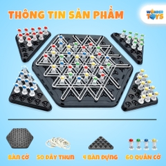 Cờ Vây Liên Xích Tam Giác Dây Thun Hình Phi Hành Gia Đồ Chơi Phát Triển Tư Duy Cho Bé- WonderToysVN