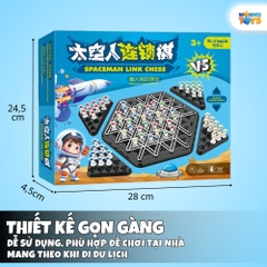Cờ Vây Liên Xích Tam Giác Dây Thun Hình Phi Hành Gia Đồ Chơi Phát Triển Tư Duy Cho Bé- WonderToysVN