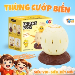 Đồ Chơi Thùng Cướp Biển Vui Nhộn Hình Trứng Gà Con- Đồ chơi trò chơi trí tuệ- WonderToysVN