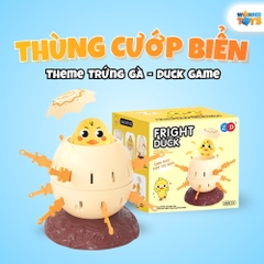 Đồ Chơi Thùng Cướp Biển Vui Nhộn Hình Trứng Gà Con- Đồ chơi trò chơi trí tuệ- WonderToysVN