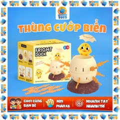 Đồ Chơi Thùng Cướp Biển Vui Nhộn Hình Trứng Gà Con- Đồ chơi trò chơi trí tuệ- WonderToysVN