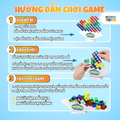 Bộ Đồ Chơi Tháp Cân Bằng 32 Cái Phát Triển Tư Duy Sáng Tạo Cho Trẻ