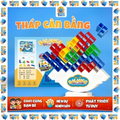 Bộ Đồ Chơi Tháp Cân Bằng 32 Cái Phát Triển Tư Duy Sáng Tạo Cho Trẻ