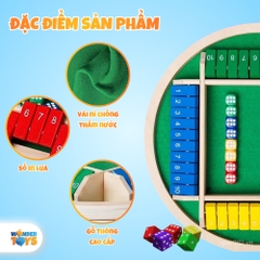 Đồ Chơi Xúc Xắc Đếm Số Chiến Thuật 4 Mặt Phát Triển Tư Duy Sáng Tạo Cho Trẻ WonderToysVN