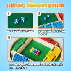Đồ Chơi Xúc Xắc Đếm Số Chiến Thuật 4 Mặt Phát Triển Tư Duy Sáng Tạo Cho Trẻ WonderToysVN