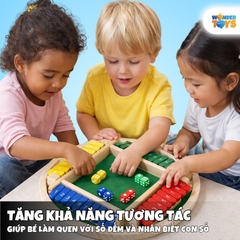 Đồ Chơi Xúc Xắc Đếm Số Chiến Thuật 4 Mặt Phát Triển Tư Duy Sáng Tạo Cho Trẻ WonderToysVN