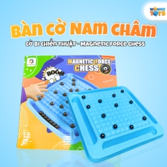 Bộ Cờ 20 Quân Nam Châm Từ Tính Xanh Dương- Bàn Cờ Chiến Thuật Trí Tuệ Cho Bé- Trò Chơi Cờ Xếp Hình