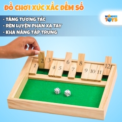 Đồ Chơi Xúc Xắc Đếm Số Chiến Thuật 1 Mặt Phát Triển Tư Duy Sáng Tạo Cho Trẻ - WonderToysVN