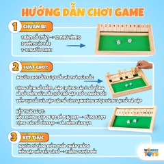 Đồ Chơi Xúc Xắc Đếm Số Chiến Thuật 1 Mặt Phát Triển Tư Duy Sáng Tạo Cho Trẻ - WonderToysVN