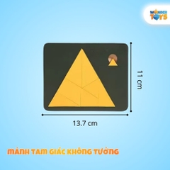 Đồ Chơi Xếp Hình Mở Khoá Không Gian Gỗ, Impossible Puzzle, Xếp Hình Học 3D Gỗ, Trò Chơi Trí Não