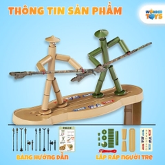 Đồ Chơi Chiến Binh Đối Kháng Người Tre Bamboo Section Man - Nhựa ABS Cao Cấp