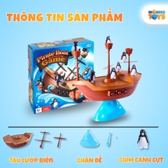 Trò Chơi Cân Bằng Thử Thách Cướp Biển Tàu Thuyền Đồ Chơi Cho Trẻ Em Tiệc Gia Đình Sinh Nhật