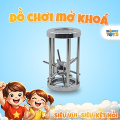 Đồ Chơi Giải Đố Mở Khóa Không Gian Lồng Sắt Nhím Gai Size Lớn Thử Thách IQ