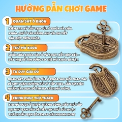 Đồ Chơi Trí Tuệ Mở Khóa Thông Minh Hanayama Puzzle - Bộ Khóa Cài IQ Thử Thách Não Bộ Độc Đáo