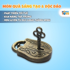 Đồ Chơi Trí Tuệ Mở Khóa Thông Minh Hanayama Puzzle - Bộ Khóa Cài IQ Thử Thách Não Bộ Độc Đáo