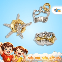 Bộ Puzzle Kim Loại 3D Giải Đố Trí Tuệ - Đồ Chơi IQ Thử Thách Tư Duy Cho Trẻ Em