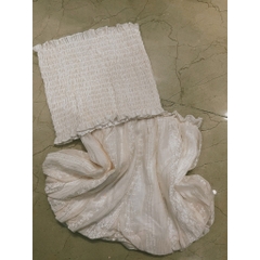 Set váy bí quây ren hoa, set bộ áo quây váy bí bồng tiểu thư sang chảnh Hum Fashion