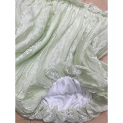 Set váy bí quây ren hoa, set bộ áo quây váy bí bồng tiểu thư sang chảnh Hum Fashion