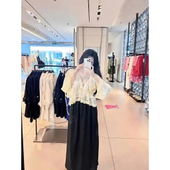 Áo babydoll nữ hot trend hè 2026, áo bèo cổ tay dài phối ren xinh xắn