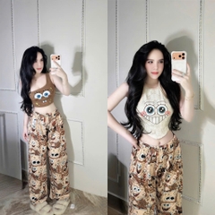 Set áo yếm bọt biển hot trend 2026, áo yếm croptop bọt biển siêu xinh