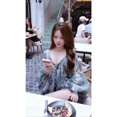 Áo kiểu nữ form babydoll bồng bềnh, áo nữ xinh xắn bồng xoè tiểu thư sang chảnh