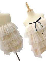 Áo nữ hotrend trễ vai babydoll voan lưới nhiều tầng thiết kế độc đáo chất liệu voan lưới nhẹ nhàng thoáng mát phù hợp mọ