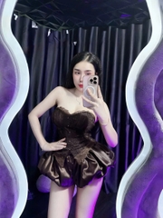 Sét đồ nữ hot trend áo bra cúp ren phối ren chỉ đính ngọc mix quần bí