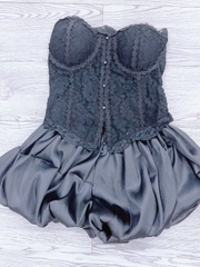 Sét đồ nữ hot trend áo bra cúp ren phối ren chỉ đính ngọc mix quần bí