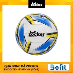 Quả bóng đá Zocker Endo trái banh da chính hãng size số 4 5 sân cỏ tự nhiên, nhân tạo, bê tông bền bỉ