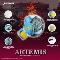 Găng tay thủ môn có xương chính hãng Kaiwin Artemis Giá Rẻ, Găng tay chụp bóng siêu dính chất lượng tốt