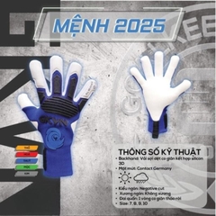 Găng thủ môn GKVN Mệnh siêu dính chính hãng, Găng bắt bóng mút Contact Đức chất lượng cao độ bền vượt trội