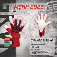 Găng thủ môn GKVN Mệnh siêu dính chính hãng, Găng bắt bóng mút Contact Đức chất lượng cao độ bền vượt trội