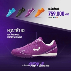 Giày Bóng Đá Zocker Inspire Pro Gen 2 BEFIT SPORT Các Màu Đệm Đế EVA Êm Ái, Upper Giữ Form Cực Tốt
