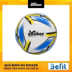 Quả bóng đá Zocker Endo trái banh da chính hãng size số 4 5 sân cỏ tự nhiên, nhân tạo, bê tông bền bỉ
