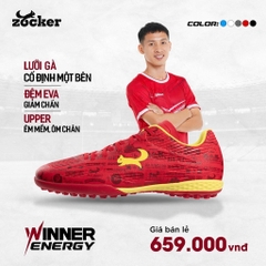 Giày Đá Bóng Chính Hãng Zocker Winner Energy BEFIT Chất Lượng Cao Cấp Phù Hợp Đá Tất Cả Mặt Sân