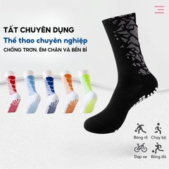 Tất vớ thể thao chuyên dụng BEFIT bảo vệ toàn diện khớp chân chống trơn trượt, tất bóng đá, pickleball, cầu lông