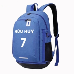 Balo Thể Thao In Tên Số Theo Yêu Cầu KAIWIN Tia Chớp, Có Ngăn Đựng Laptop, Ngăn Đựng Giày Riêng