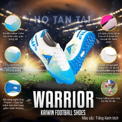 Giày đá bóng Warrior TF sần cỏ nhân tạo chính hãng chất lượng cao, Giày đá bóng cao cấp, siêu nhẹ