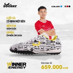 Giày Đá Bóng Chính Hãng Zocker Winner Energy BEFIT Chất Lượng Cao Cấp Phù Hợp Đá Tất Cả Mặt Sân