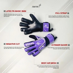 Găng tay thủ môn KEEPA A05 IWIN X BEFIT chính hãng có xương, găng tay bắt bóng có xương cao cấp siêu bền