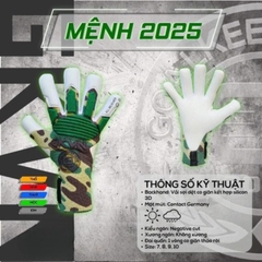 Găng thủ môn GKVN Mệnh siêu dính chính hãng, Găng bắt bóng mút Contact Đức chất lượng cao độ bền vượt trội