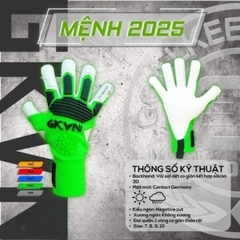 Găng thủ môn GKVN Mệnh siêu dính chính hãng, Găng bắt bóng mút Contact Đức chất lượng cao độ bền vượt trội