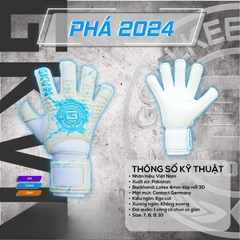 Găng thủ môn GKVN Phá siêu dính chất lượng cao, Găng bắt bóng cao cấp độ bền vượt trội, Găng chụp bóng chính hãng