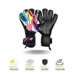 Găng Tay Thủ Môn HO SOCCERX PKSG GB5 siêu dính mặt mút Đức, găng bắt bóng chất lượng cao siêu bền vải thoáng khí