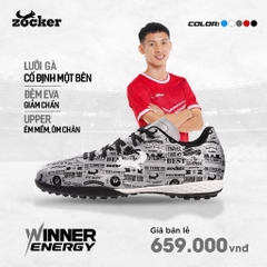 Giày Đá Bóng Chính Hãng Zocker Winner Energy BEFIT Chất Lượng Cao Cấp Phù Hợp Đá Tất Cả Mặt Sân