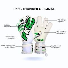 Găng Tay Thủ Môn PKSG Thunder siêu dính mặt mút Đức, găng bắt bóng chất lượng cao siêu bền vải thoáng khí