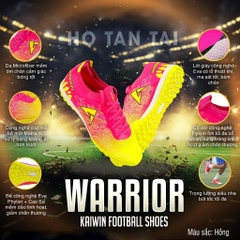 Giày đá bóng Warrior TF sần cỏ nhân tạo chính hãng chất lượng cao, Giày đá bóng cao cấp, siêu nhẹ