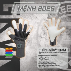 Găng thủ môn GKVN Mệnh siêu dính chính hãng, Găng bắt bóng mút Contact Đức chất lượng cao độ bền vượt trội